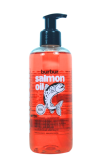 Burbur Petcare l&#039;huile de saumon 250 ml