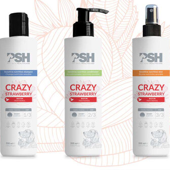 PSH Crazy Strawberry Shampoo - Korte Vacht 300 ml