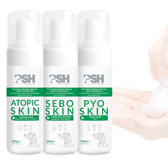 PSH Pyo Mousse pour la peau (pyodermite) 160ml