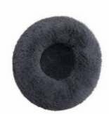 Donut fluffy dog baskets - dark grey