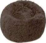 Donut fluffy dog baskets -brown