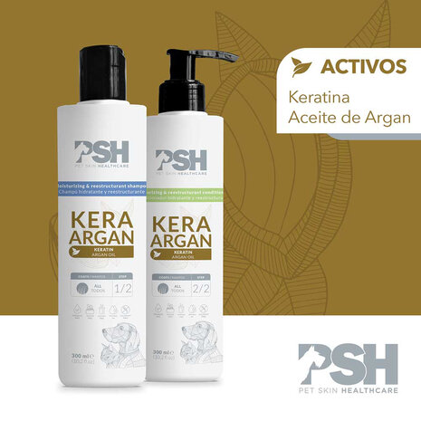 PSH Kera Argan extra nutrition pelages secs Shampooing 300ml