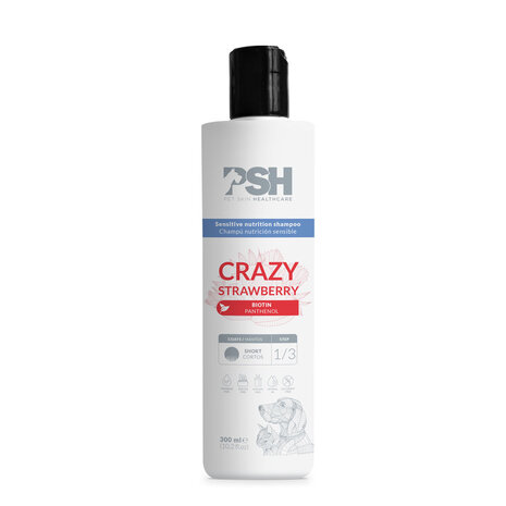 PSH Shampooing Crazy Strawberry - Poils courts 300 ml